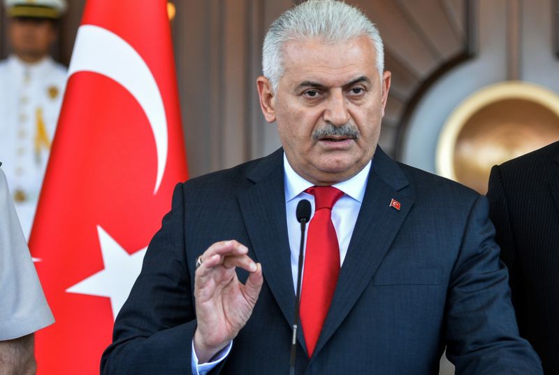 Premiér Binali Yildirim.