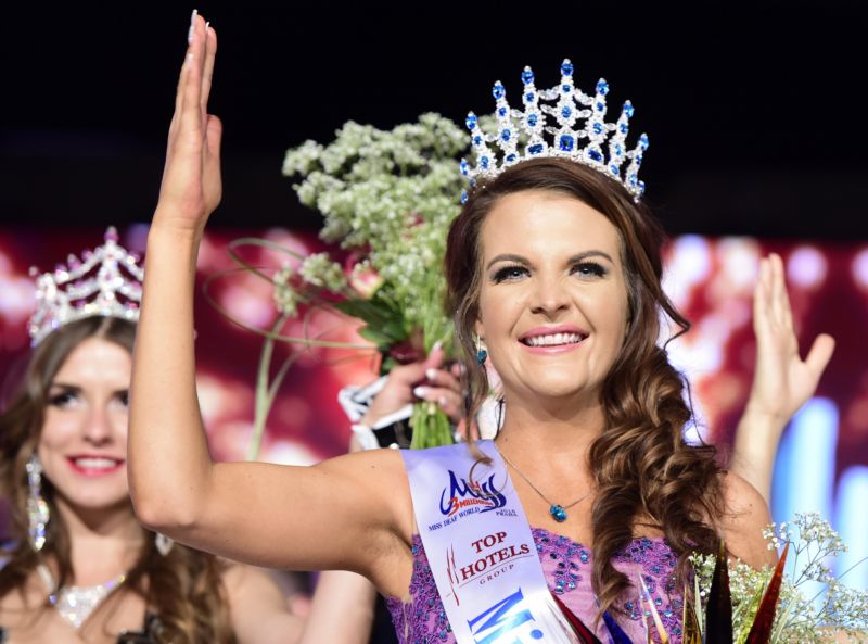 Vítězka Janie Erasmusová z Jihoafrické republiky. Vítězka Janie Erasmusová z Jihoafrické republiky.