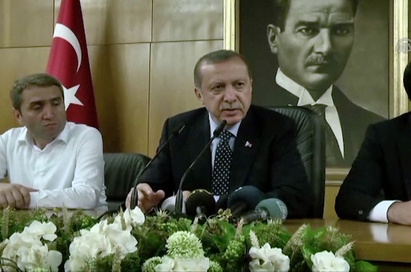 Turecký prezident Recep Tayyip Erdogan. 