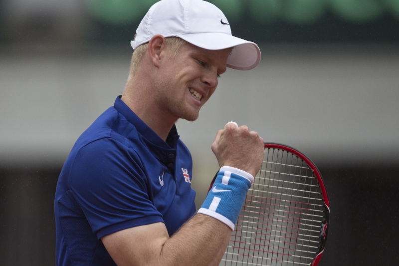 Britský tenista Kyle Edmund.