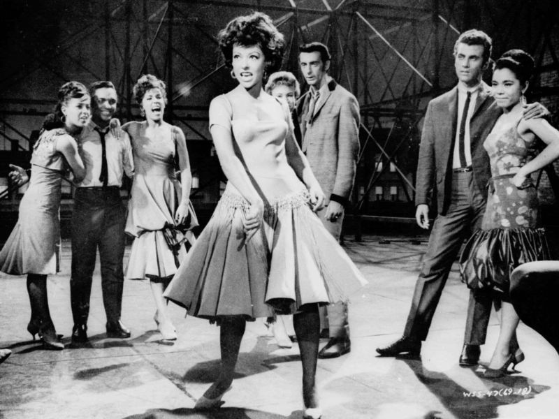 Tanečnice Rita Morenová (v popředí) získala v roce 1961 za vedlejší roli v muzikálu West Side Story Oscara.