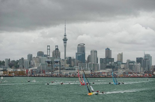 Momentka z Volvo Ocean Race.