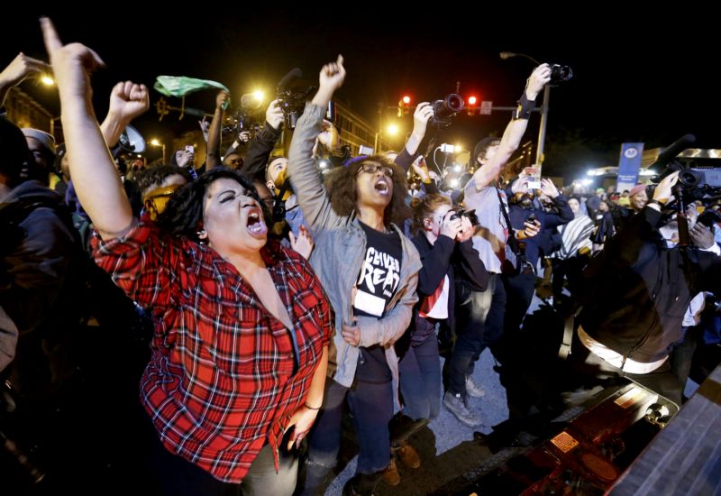 Protesty v Baltimoru. Protesty v Baltimoru.