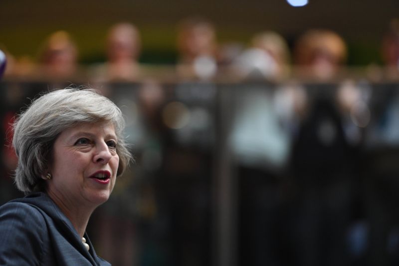 Nově jmenovaná premiérka Theresa Mayová.