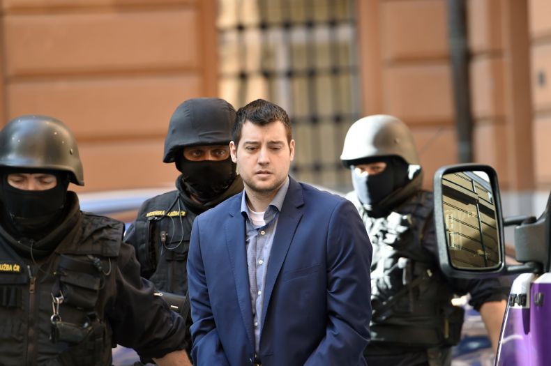 Kevin Dahlgren u brněnského soudu.