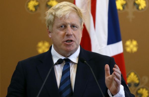 Britský ministr zahraničí a zastánce brexitu Boris Johnson.