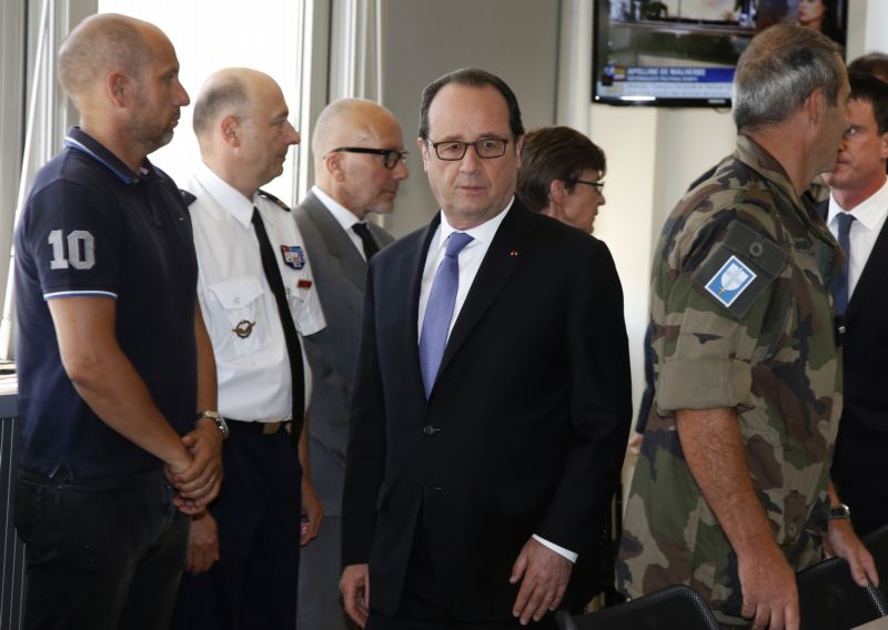 Francouzský prezident François Hollande.