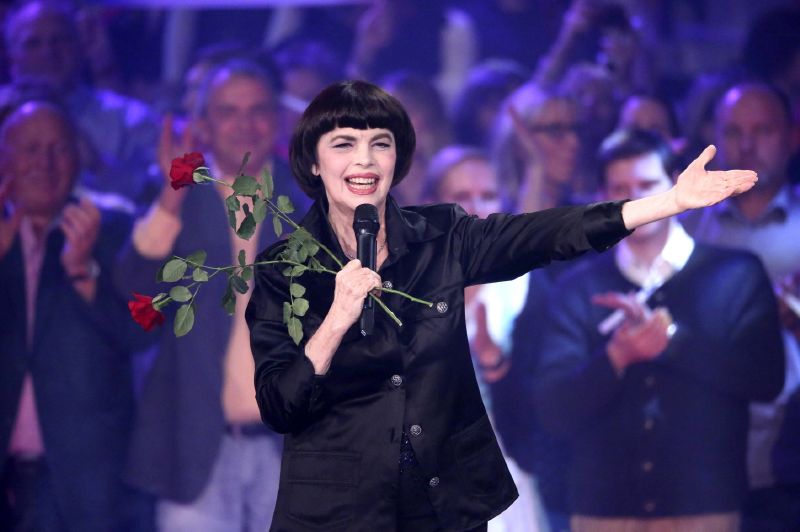 Francouzská šansoniérka Mireille Mathieu.
