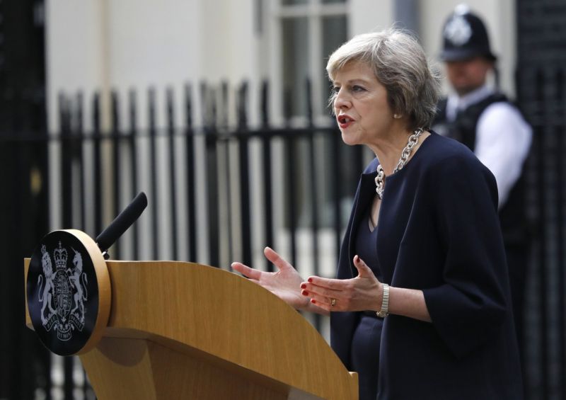 Britská premiérka Theresa Mayová.