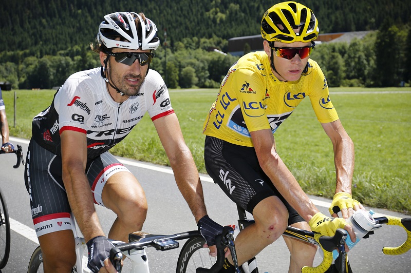 Švýcarský cyklista Fabian Cancellara.