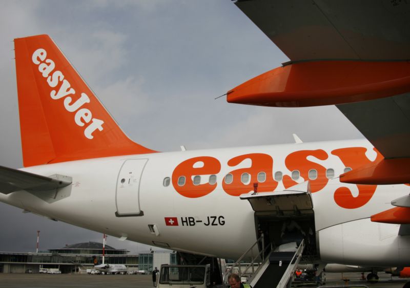 Letadlo společnosti easyJet.