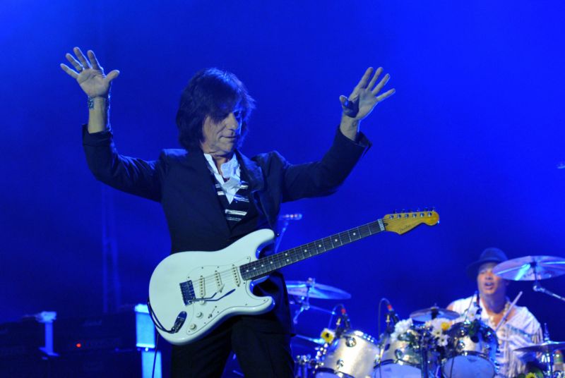 Kytarista Jeff Beck.