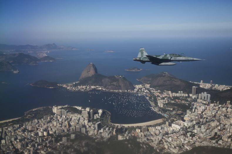 Pohled na olympijské Rio de Janeiro.