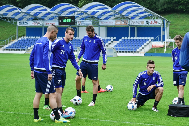 Mladoboleslavští fotbalisté. 