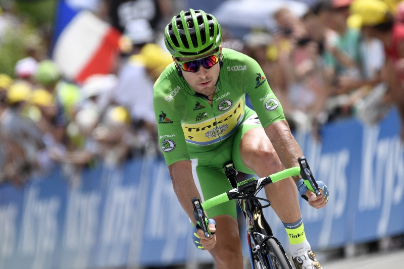Peter Sagan na Tour de France září. 