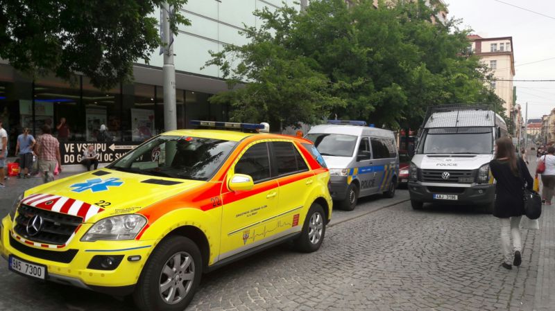 Vyšetřování vraždy na pražském Andělu.