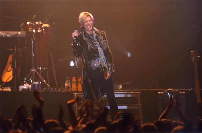 Zpěvák David Bowie. Zpěvák David Bowie.