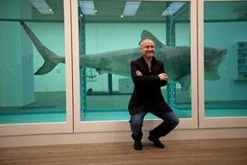 Britský výtvarník Damien Hirst.