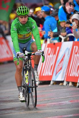 Peter Sagan na trati 20. etapy