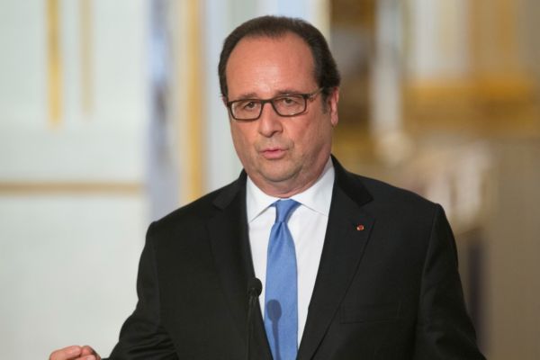Francouzský prezident François Hollande.