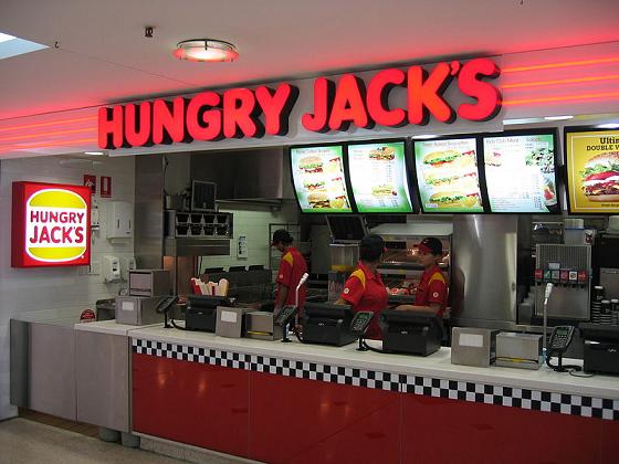 Rychlé občerstvení Hungry Jack's (ilustrační foto).