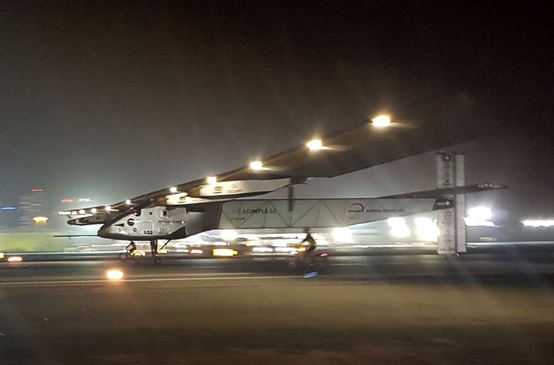 Švýcarský letoun na solární pohon Solar Impulse 2.