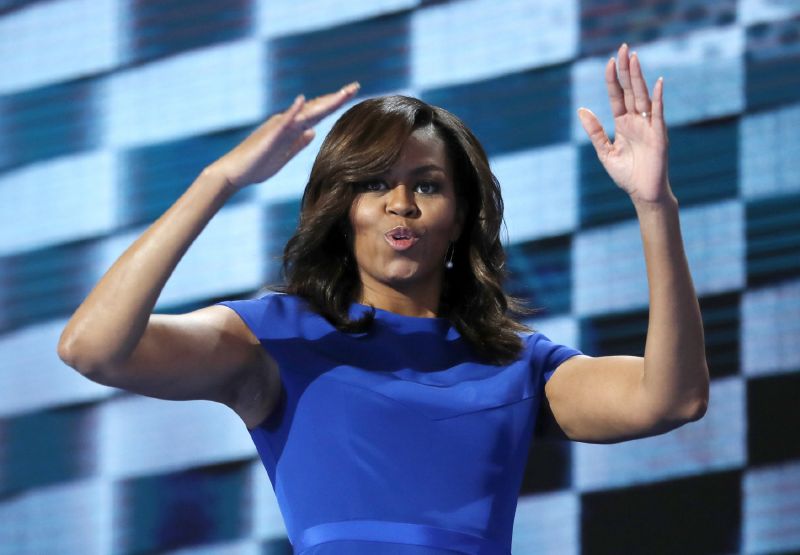 Americká první dáma Michelle Obamová. 