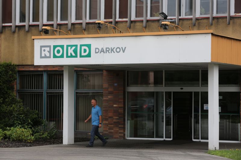 Sídlo těžební společnosti OKD v Karviné. Sídlo těžební společnosti OKD v Karviné.