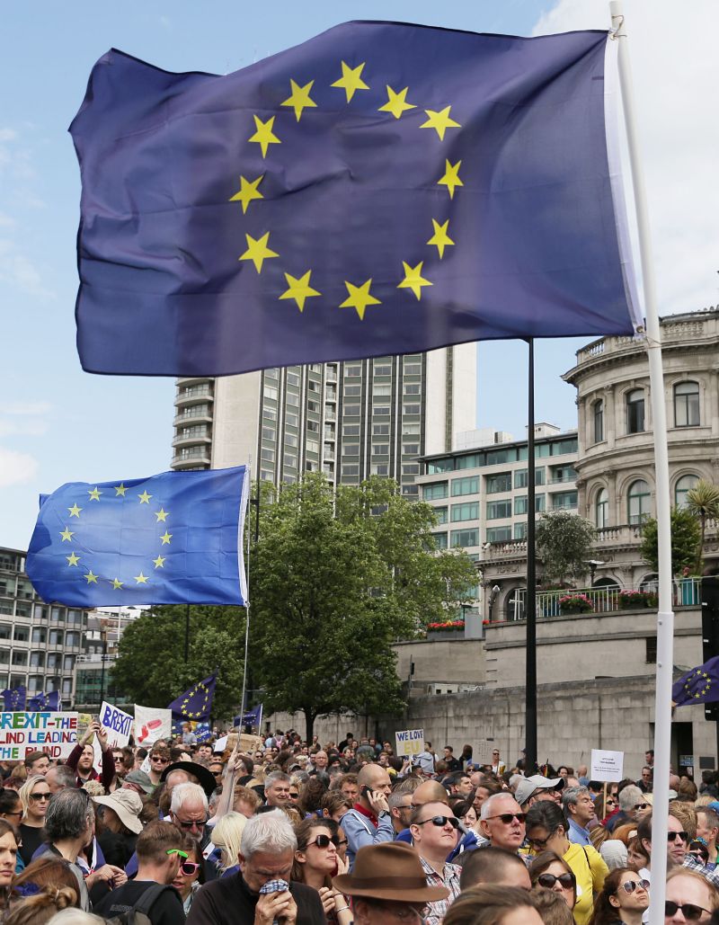 Vlajka EU.