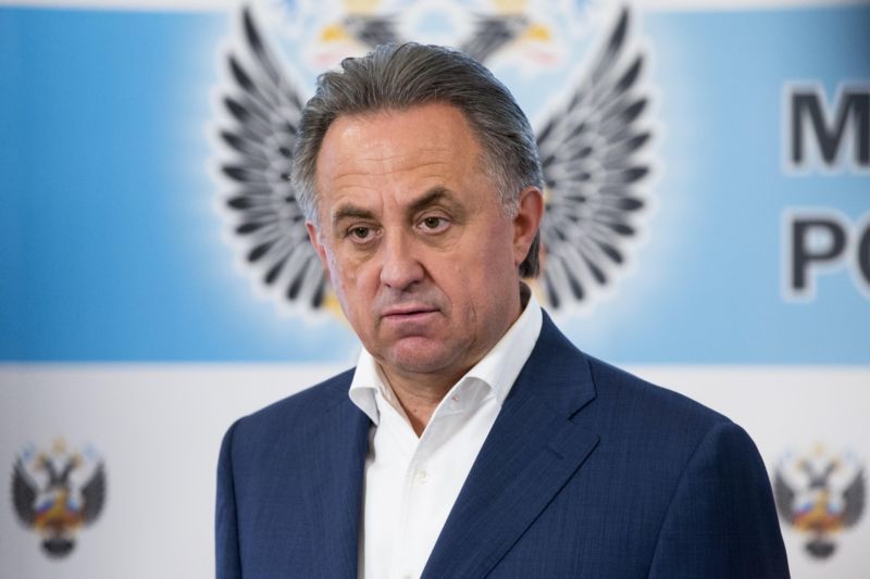 Ministr sportu Vladimir Mutko. 