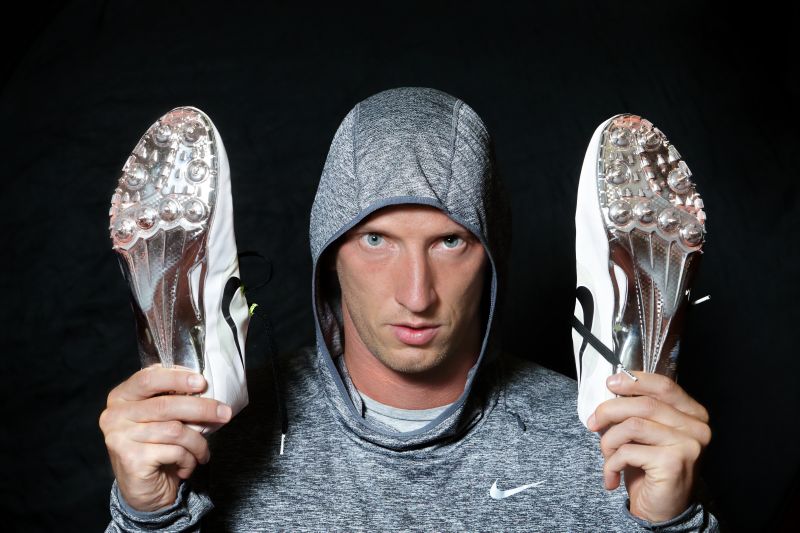 Sprinter Petr Svoboda. 