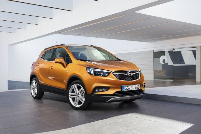 Opel Mokka X má osobitý výraz exteriéru.