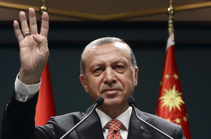 Turecký prezident Recep Tayyip Erdogan. Turecký prezident Recep Tayyip Erdogan.