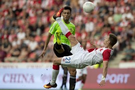 Milan Škoda vstřelil gól, který mu nebyl uznán.