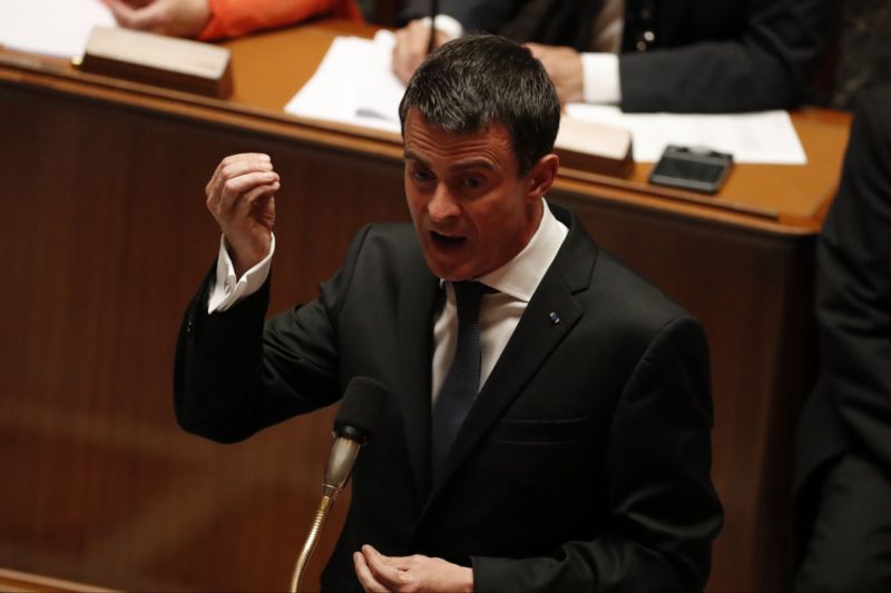 Francouzský premiér Manuel Valls.