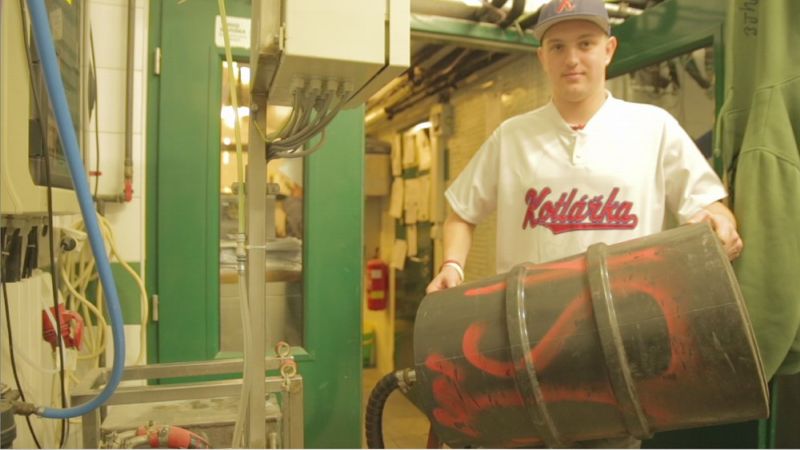 Baseballista Adam Matuška.