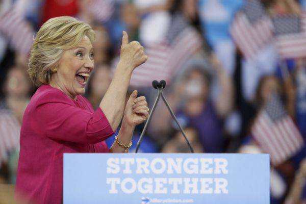 Hillary Clintonová.