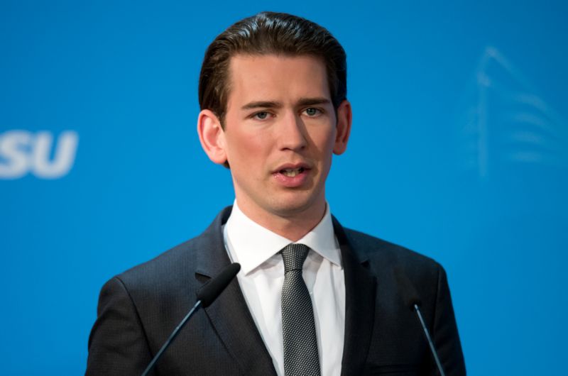Rakouský ministr zahraničí Sebastian Kurz.