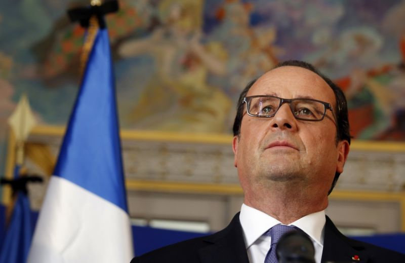 Francouzský prezident François Hollande.
