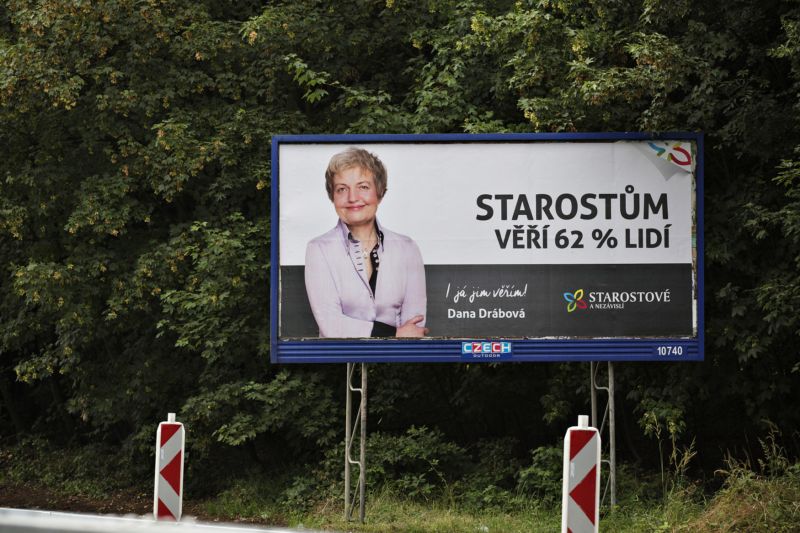 Volební billboard hnutí STAN.
