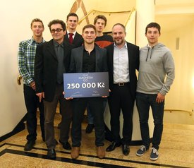 Finalisté 1. ročníku Fondu Magnesia GO s Ondřejem Vetchým.