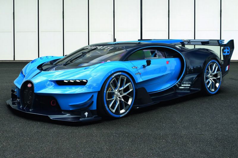 Koncept Bugatti Vision Gran Turismo.