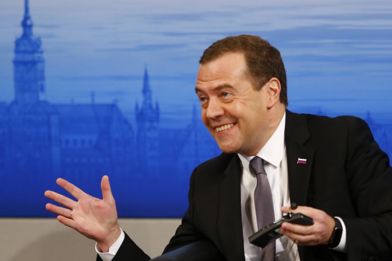 Ruský premiér Dmitrij Medveděv.