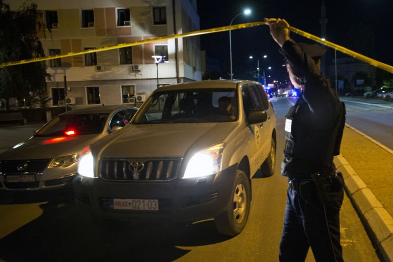 K explozi došlo v souvislosti s vymezením hranic s Černou Horou. K explozi došlo v souvislosti s vymezením hranic s Černou Horou.