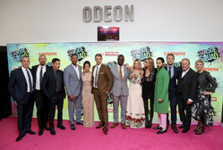 Londýnská premiéra filmu Sebevražedný oddíl.