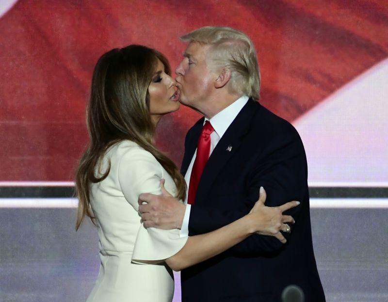 Donald Trump s manželkou.