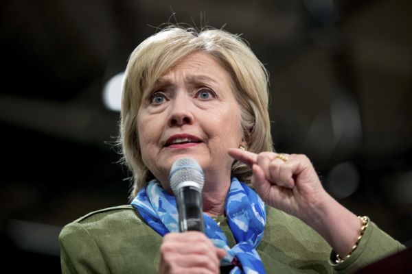 Hillary Clintonová.