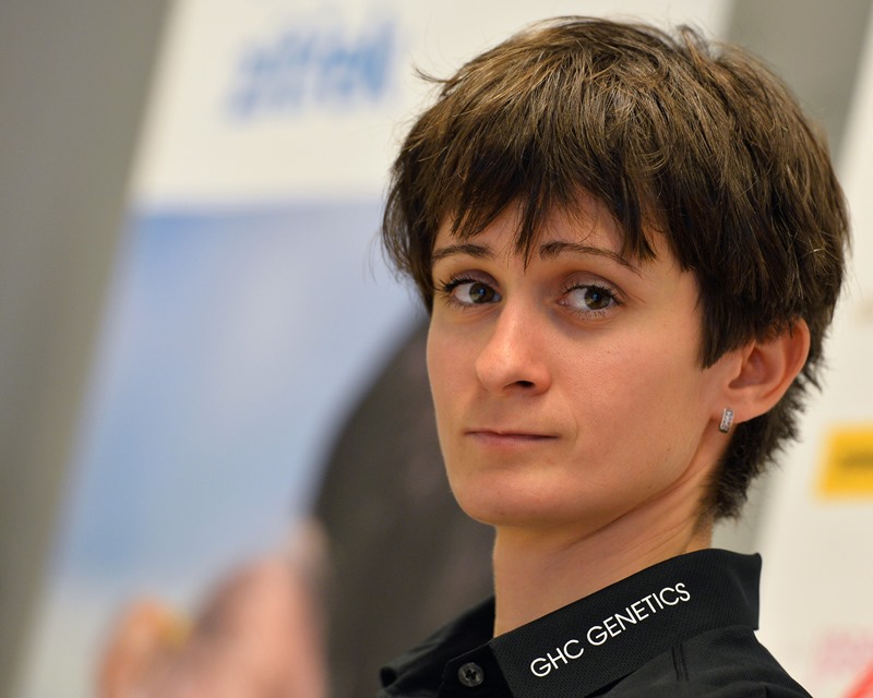 Česká reprezentantka Martina Sáblíková.