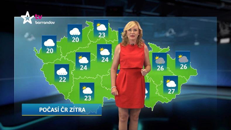 Moderátorka Štěpánka Duchková. Moderátorka Štěpánka Duchková.