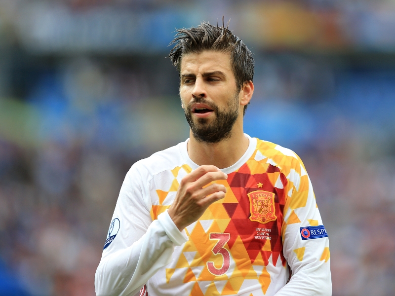 Španělský fotbalista Gerard Piqué.
